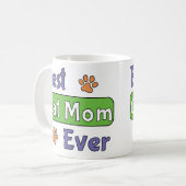 Beste kattenmoeder ooit koffiemok (Voorkant links)