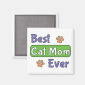 Beste kattenmoeder ooit magneet (Voorkant / Achterkant)
