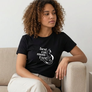 Beste Kattenmoeder Ooit – Minimalistische Kattenli Tri-Blend Shirt