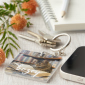 Beste Kattenmoeder Ooit Moderne Custom Pet Photo S Sleutelhanger (Voorkant Rechts)