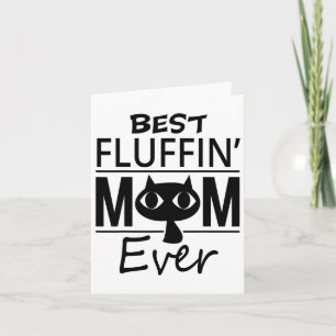 Beste kattenmoeder ooit Moederdag cadeau dochter z Kaart