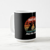 Beste kattenmoeder ooit Moederdag cadeau grappig Koffiemok (Voorkant links)