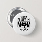 Beste Kattenmoeder Ooit Moederdag Gift Dochterzoon Ronde Button 5,7 Cm (Voorkant /achterkant)