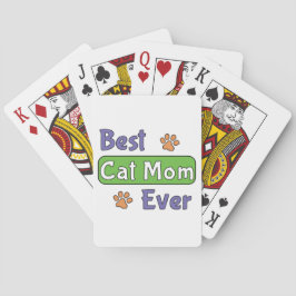 Beste kattenmoeder ooit pokerkaarten