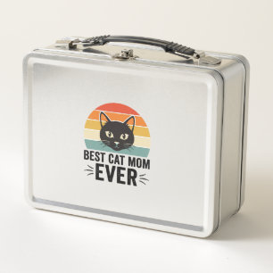 Beste kattenmoeder ooit Retro kattengezicht vintag