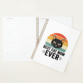 Beste kattenmoeder ooit Retro kattengezicht vintag Planner (Display)