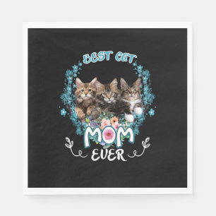 Beste kattenmoeder ooit servet