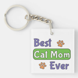 Beste kattenmoeder ooit sleutelhanger