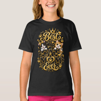 Beste kattenmoeder ooit t-shirt