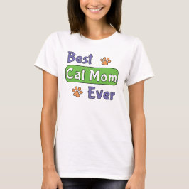 Beste kattenmoeder ooit t-shirt