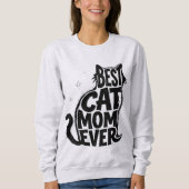 Beste Kattenmoeder Ooit Trui voor Aardige Kattenli (Voorkant)