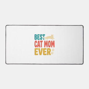 Beste kattenmoeder ooit vintage kattenliefhebber o bureaumat