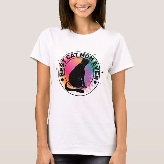 Beste Kattenmoeder Ooit Vrouwen Shirt - Schattigee (Voorkant)