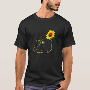 Beste kattenmoeder ooit zonnebloem kat moeder zonn t-shirt