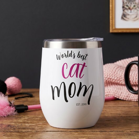 Beste Kattenmoeder Ter Wereld Est Aangepast Jaar W