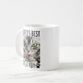 Beste kattenmoeder ter wereld koffiemok (Voorkant links)