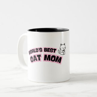 Beste Kattenmoeder ter Wereld Tweekleurige Koffiemok