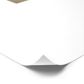 Beste kattenmoeder vader voeg kattenfoto naam cade perfect poster (Hoek)