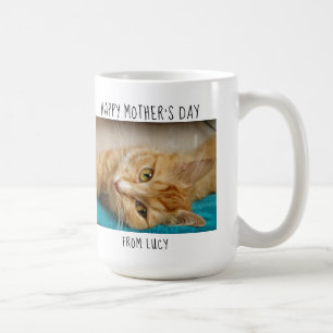 Beste Kattenmoeder van de Wereld - Gelukkige Moede Koffiemok