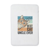 Beste kattenoom ooit vintage kattenliefhebber ontw badmat (Voorkant Verticaal)