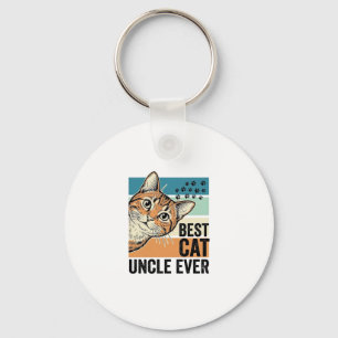 Beste kattenoom ooit vintage kattenliefhebber ontw sleutelhanger
