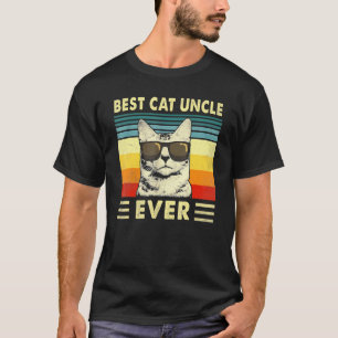 Beste kattenoom ooit Vintage retro kat vader T-shirt
