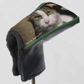 Beste Kattenpapa door Par-Dainty Doll Golf Putterh Golfheadcover (3/4 voorkant)