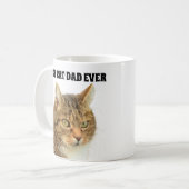 BESTE KATTENPAPA Ooit Aangepaste Foto Koffiemok (Voorkant links)