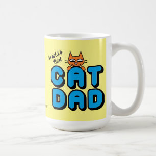Beste Kattenpapa ter Wereld met Knuffelkat Koffiemok