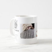 Beste kattenvader definitie | Drie foto Koffiemok (Voorkant links)