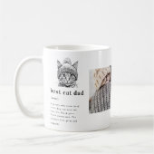 Beste kattenvader definitie | Drie foto Koffiemok (Links)