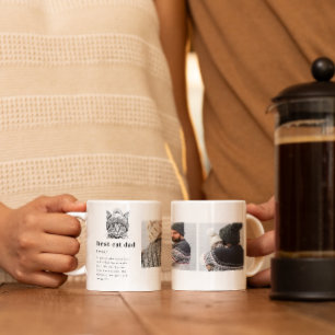 Beste kattenvader definitie Drie foto Koffiemok
