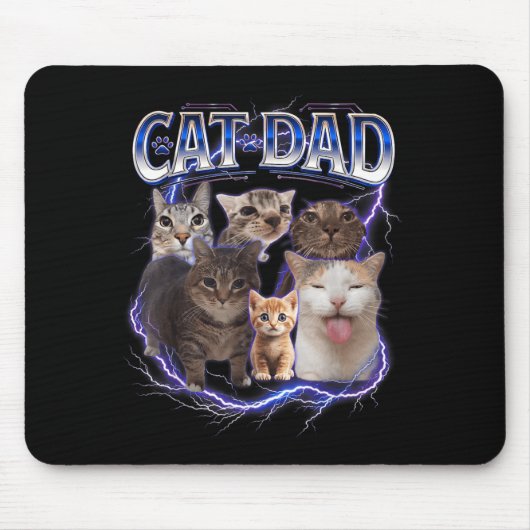 Beste kattenvader grappige bootleg voor mannen pap muismat (Voorkant)