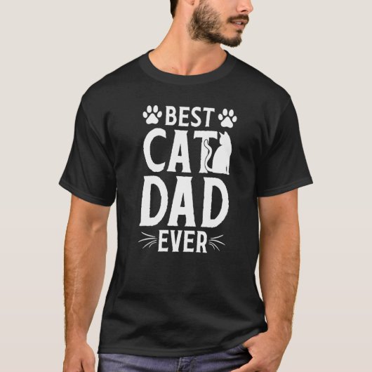 Beste kattenvader ooit 2 t-shirt (Voorkant)