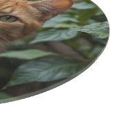 Beste kattenvader ooit - aangepaste foto snijplank (Hoek)