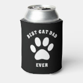 Beste kattenvader ooit Aangepaste tekst Gepersonal Blikjeskoeler (Blikje Achterkant)