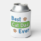 Beste kattenvader ooit blikjeskoeler (Blikje Voorkant)
