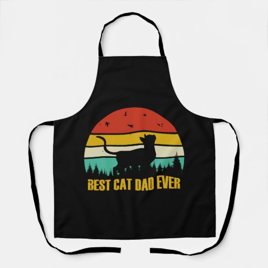 Beste kattenvader ooit cadeau schort (Voorkant)