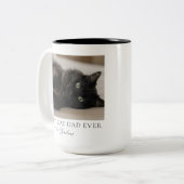 Beste kattenvader ooit foto mok (Voorkant links)