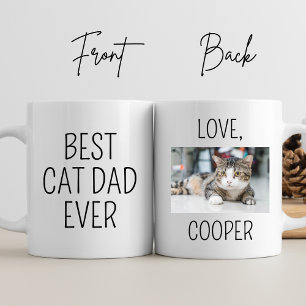 Beste Kattenvader Ooit Gepersonaliseerde Foto Katt Koffiemok
