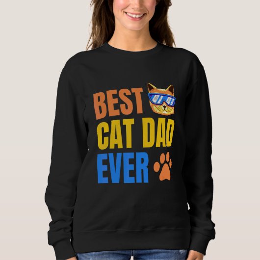 Beste kattenvader ooit Kat Kattenvader Vader Trui (Voorkant)