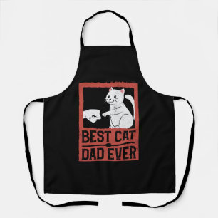 Beste kattenvader ooit kat papa poes liefhebber va schort