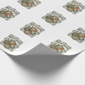 Beste kattenvader ooit Kattenmoeder vader ouder vi Cadeaupapier (Hoek)