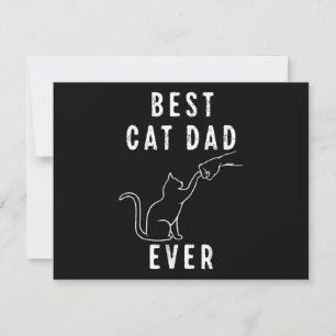 Beste kattenvader ooit Kattenpapa Poot Vuist Opste Save The Date