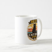Beste kattenvader ooit koffiemok | Vaderdag cadeau (Voorkant rechts)