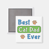 Beste kattenvader ooit magneet (Voorkant / Achterkant)