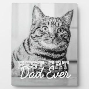Beste kattenvader ooit moderne aangepaste huisdier fotoplaat