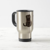 Beste kattenvader ooit reisbeker (Voorkant links)