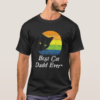Beste kattenvader ooit Retro jaren tachtig stijl k T-shirt