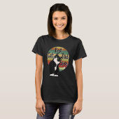 Beste kattenvader ooit Smoking Vaderdag Retro T-shirt (Voorkant volledig)